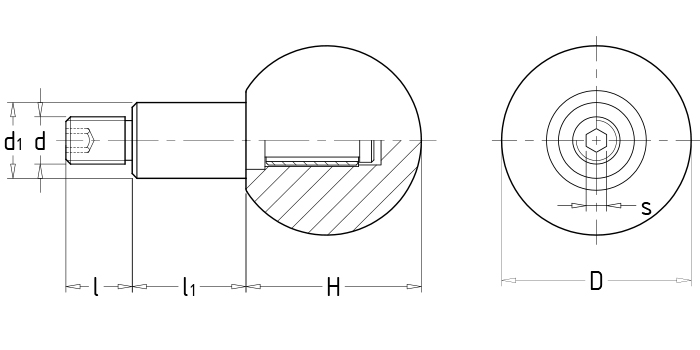 球形轉(zhuǎn)動(dòng)手柄