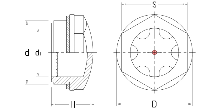 鋁合金六角旋入式油標(biāo)